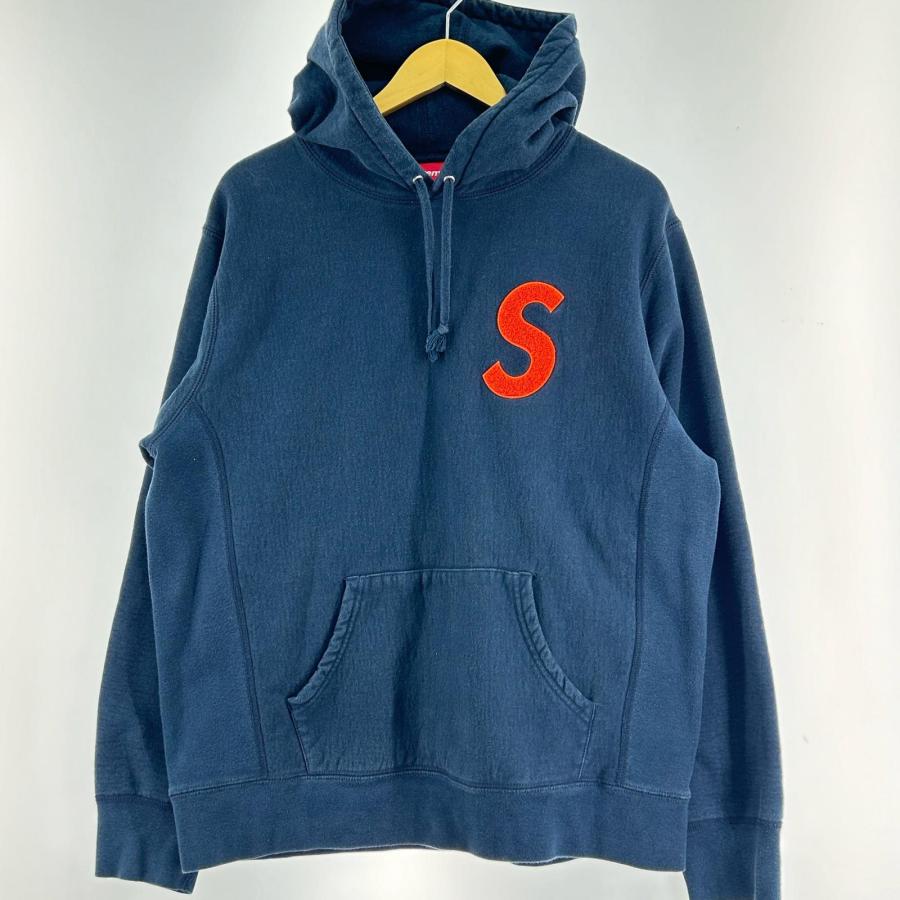 Supreme ▽▽ シュプリーム パーカー 17AW Sロゴ SIZE L メンズ  