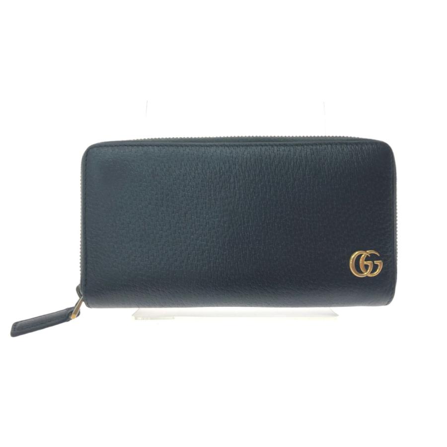 GUCCI ▽▽ グッチ ユニセックス 長財布 ラウンドファスナー GG  