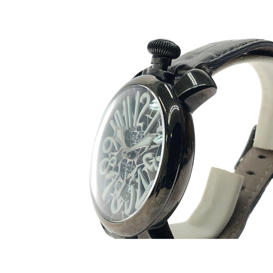 ▽▽ GAGA MILANO ガガミラノ メンズ腕時計 手巻き MANUALE 48 
