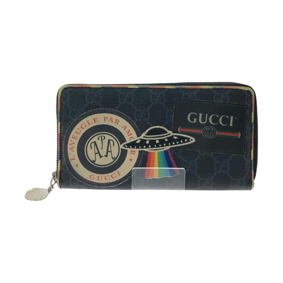 GUCCI（グッチ） ▽▽ レディース長財布 GGスプリーム ナイトクーリエ 