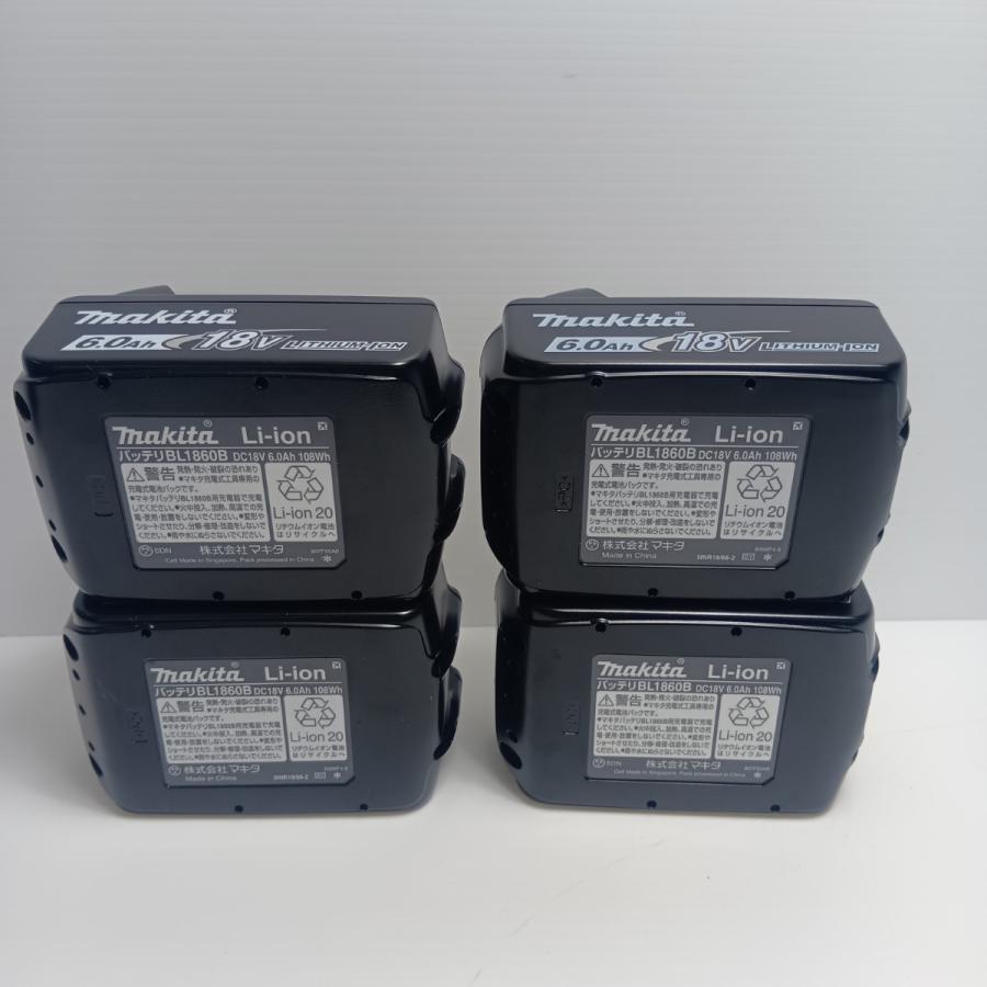 MAKITA マキタ バッテリー 未使用品(S) 18v 6.0Ah 4個セット BL1860B 