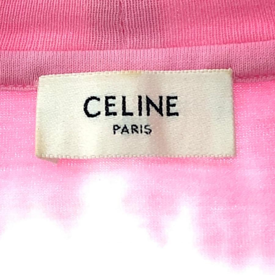 CELINE ▽▽ セリーヌ スタッズロゴプリントルーズ Tシャツ マルチ  