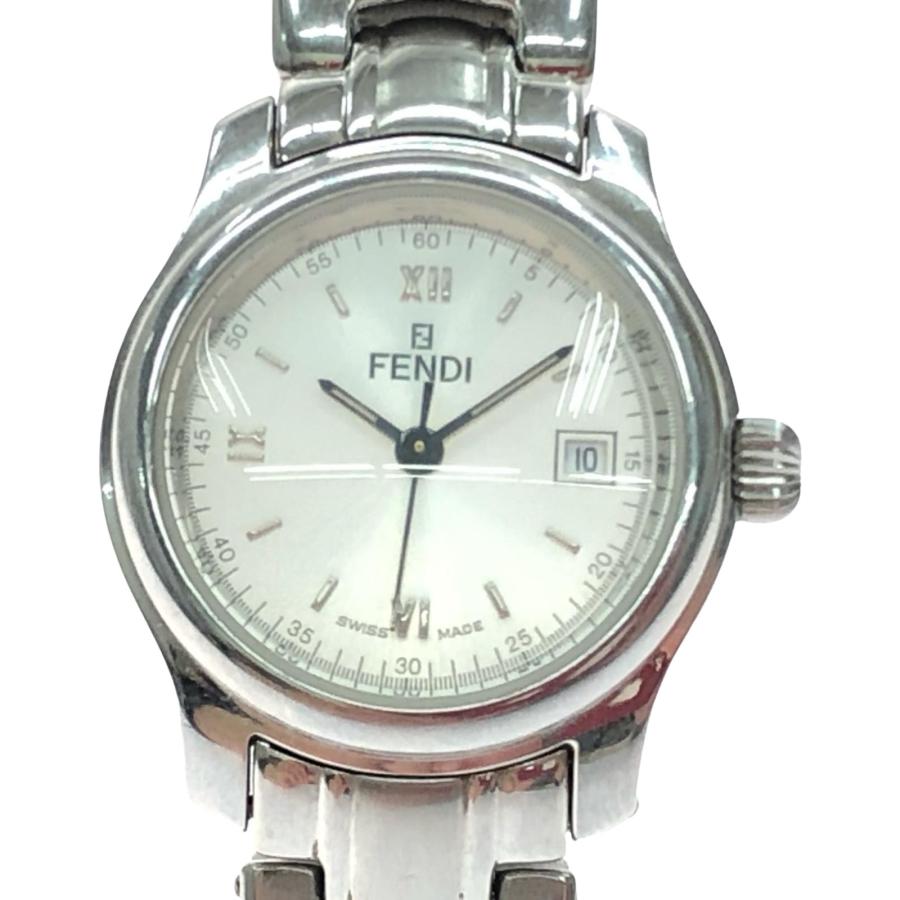 FENDI（フェンディ） ▽▽ レディース腕時計 クオーツ シルバー文字盤
