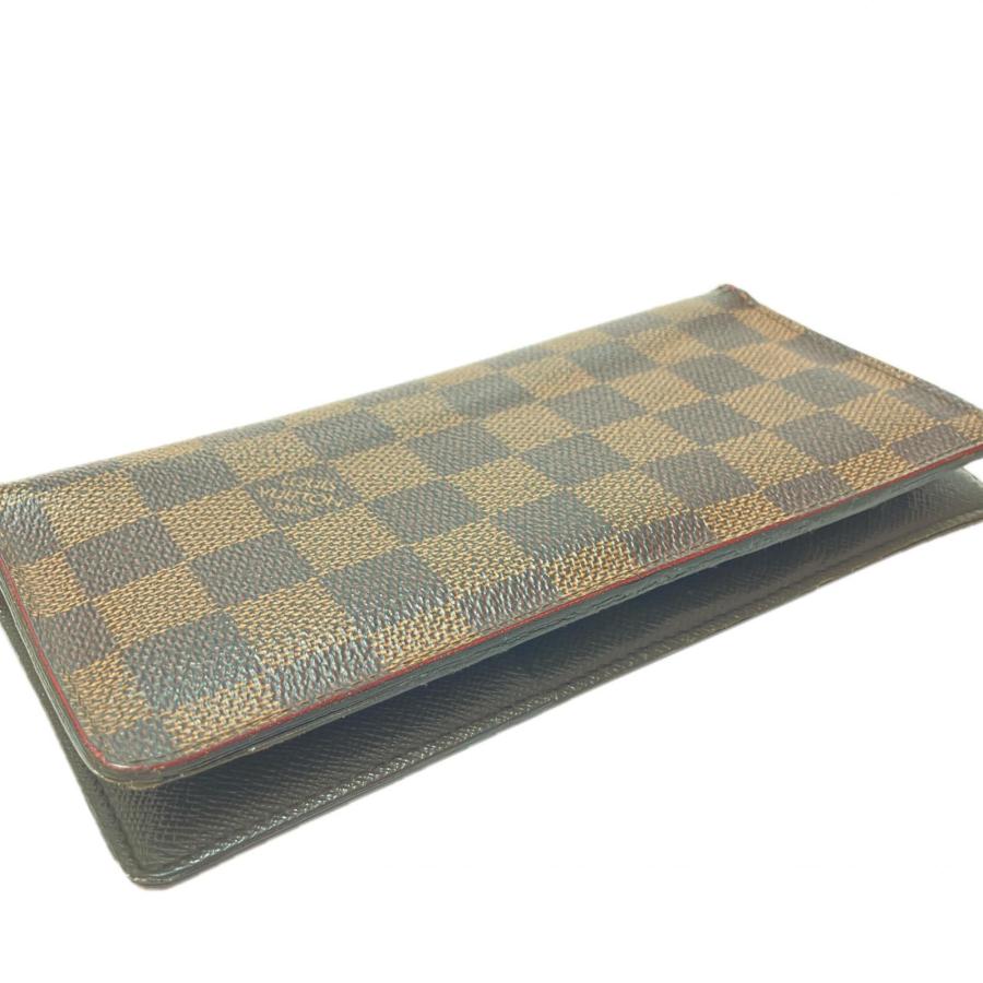 LOUIS VUITTON（ルイ・ヴィトン） ▽▽ メンズ 二つ折り長財布 ダミエ 