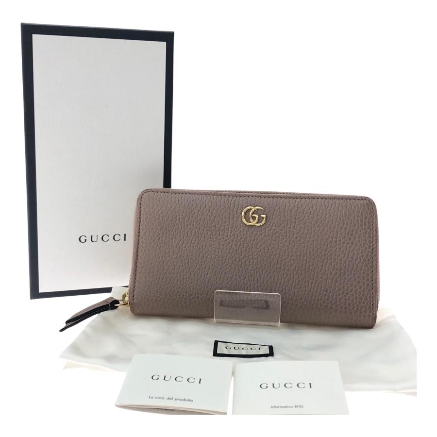 GUCCI（グッチ） ▽▽ レディース 長財布 ジップアラウンドウォレット 