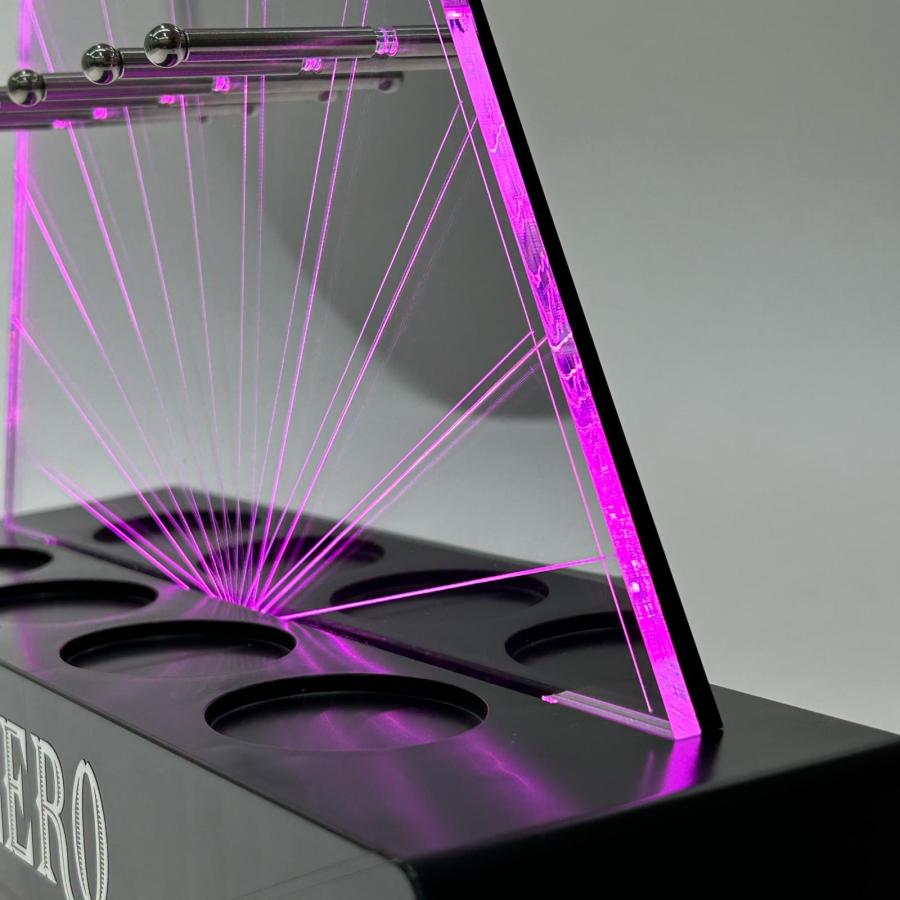 ▽▽ COCALERO コカレロボムタワー LEDディスプレイ グラス12個付き 未
