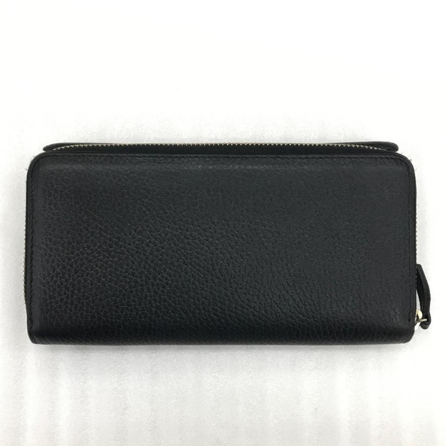 GUCCI（グッチ） ▽▽ 財布 レザー 大容量 ラウンドファスナー長財布
