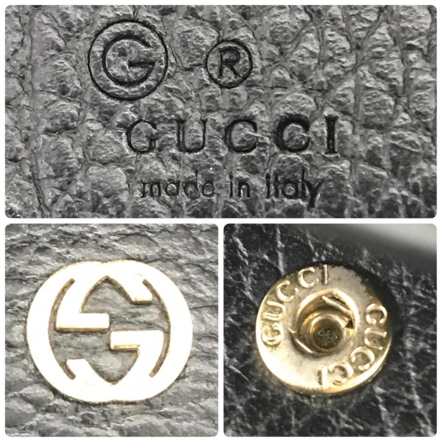 GUCCI（グッチ） ▽▽ 財布 レザー 大容量 ラウンドファスナー長財布
