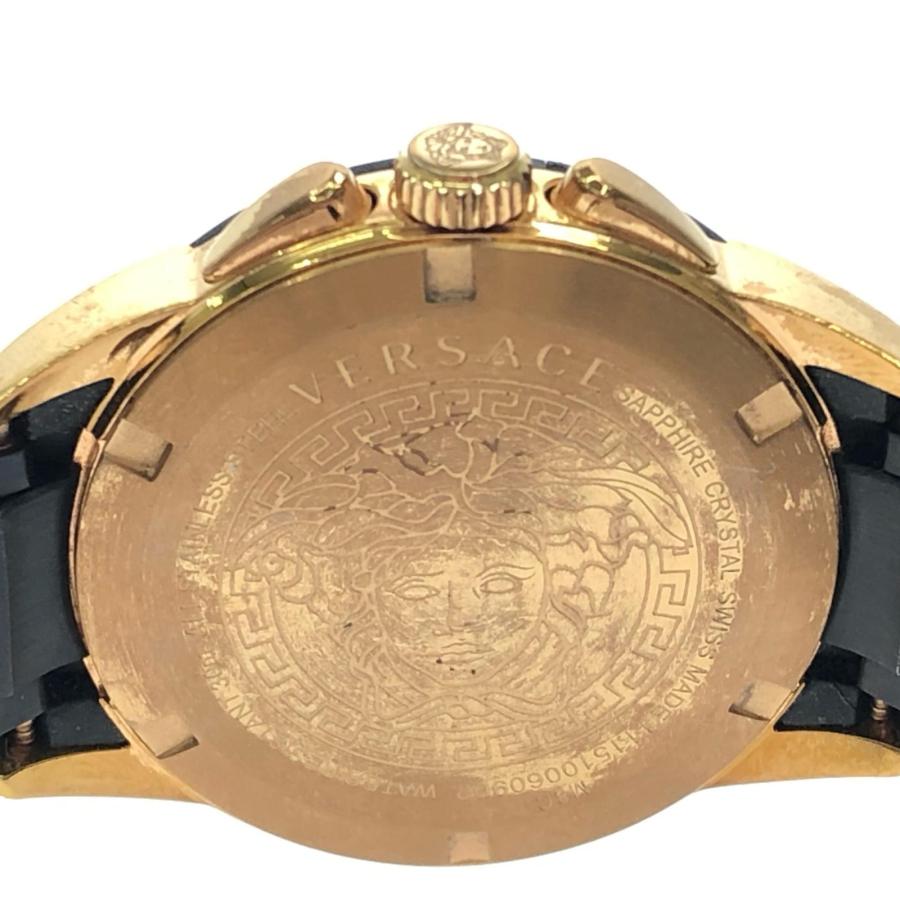 ▽▽ VERSACE ベルサーチ メンズ腕時計 クオーツ キャラクター クロノ