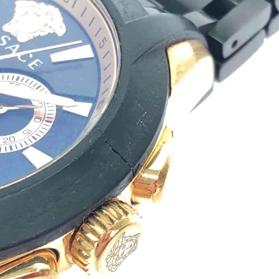▽▽ VERSACE ベルサーチ メンズ腕時計 クオーツ キャラクター クロノ