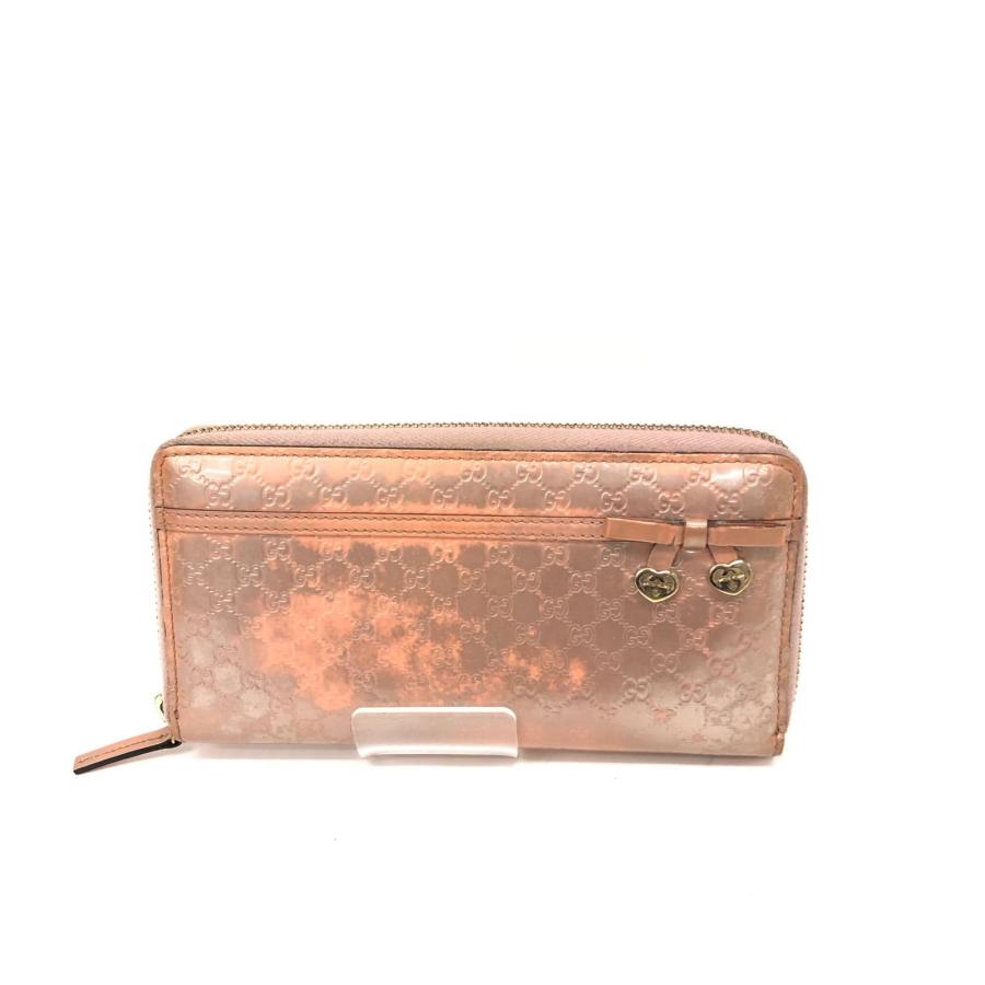 GUCCI グッチ レディース 長財布 ラウンドファスナー CANDY キャンディ 258406 ピンク GUCCI（グッチ） レディース 長財布 ラウンドファスナー CANDY