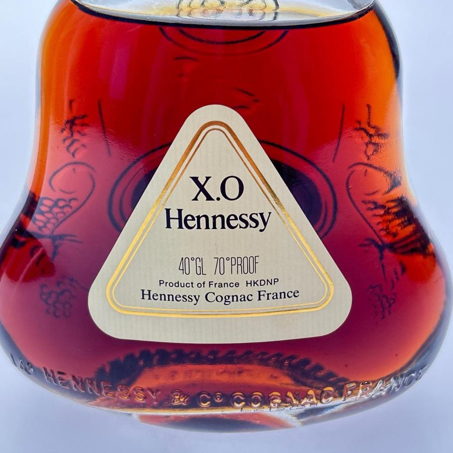 Hennessy ヘネシー X.O コニャック 金キャップ/クリアボトル 350ml 40 