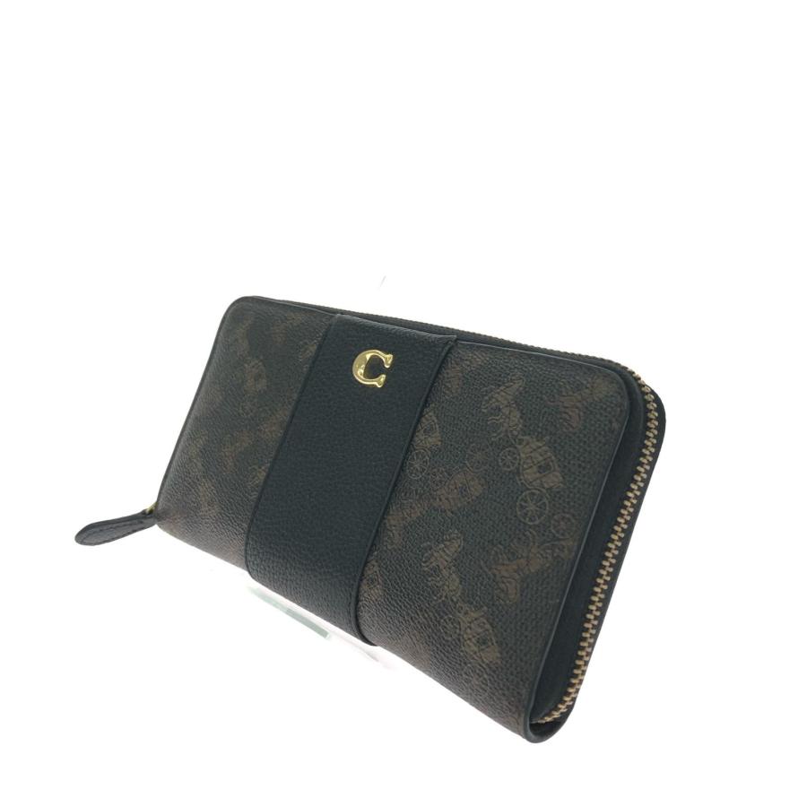 ▼▼COACH コーチ レディース 長財布 アコーディオンジップウォレット ホース アンド キャリッジ CI212 ブラウン COACH（コーチ） ▽▽ レディース 長財布 アコーディオンジップ