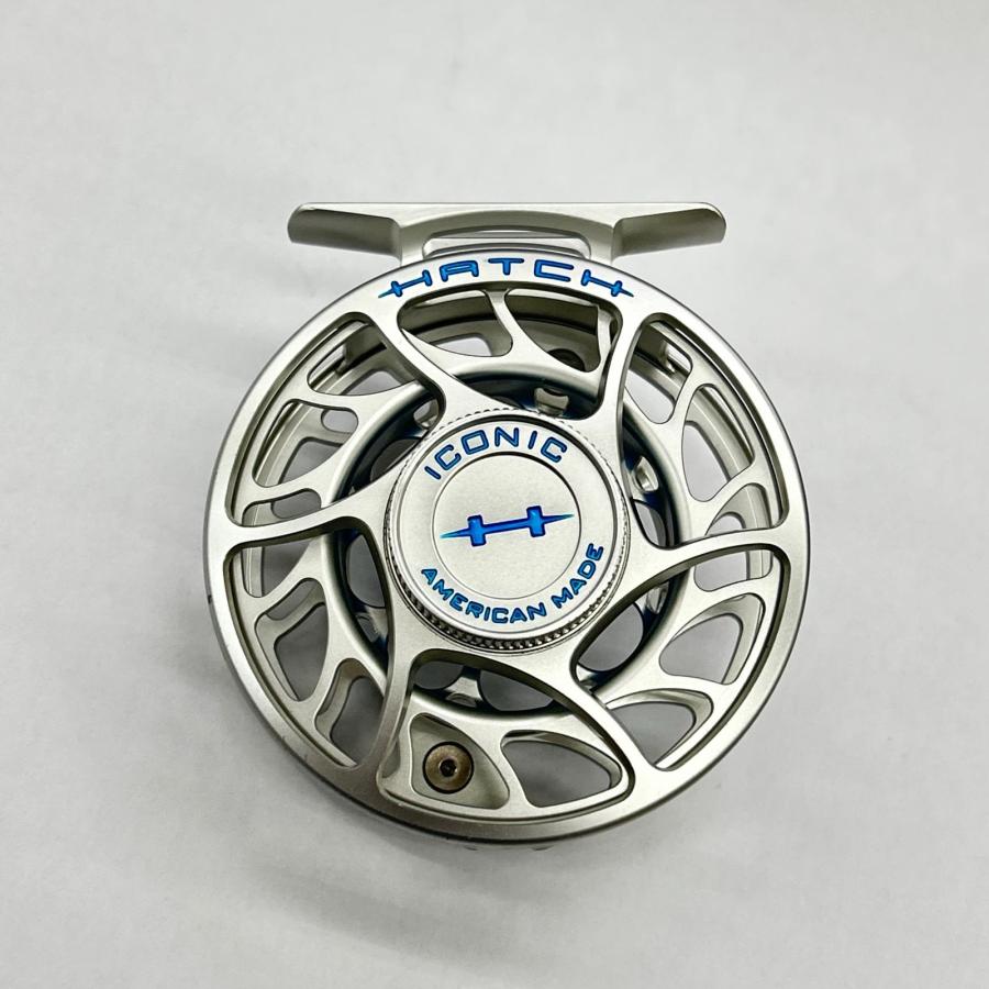 HATCH フライリール アイコニック３＋ 箱、ソフトケース付 HATCH フライリール アイコニック3＋ 箱、ソフトケース付 やや傷や