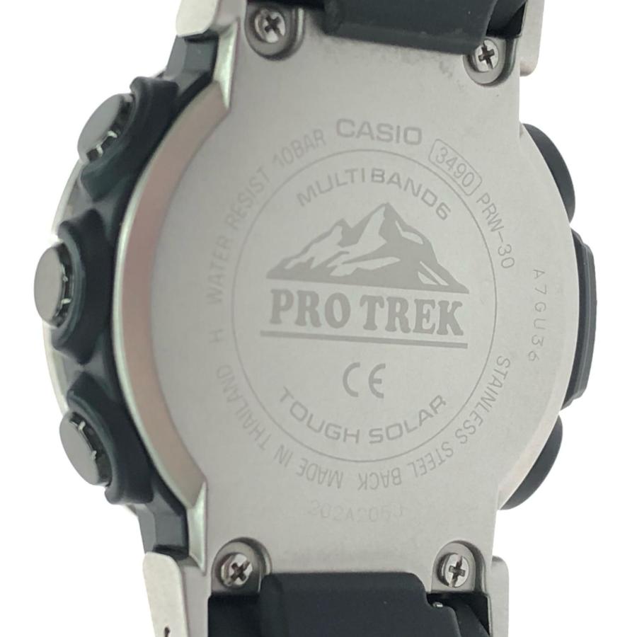 【ほぼ未使用】CASIO PRO TREK デジタル腕時計 モジュール3490 CASIO（カシオ） ▽▽ メンズ腕時計 デジタルウォッチ PRO TREK プロ