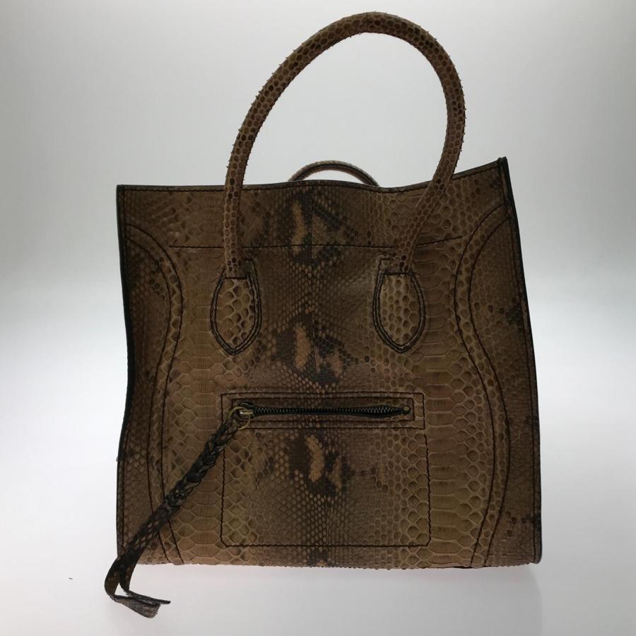 CELINE（セリーヌ） ▽▽ ハンドバッグ ラゲージ ファントム パイソン 