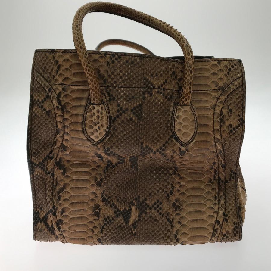CELINE（セリーヌ） ▽▽ ハンドバッグ ラゲージ ファントム パイソン 