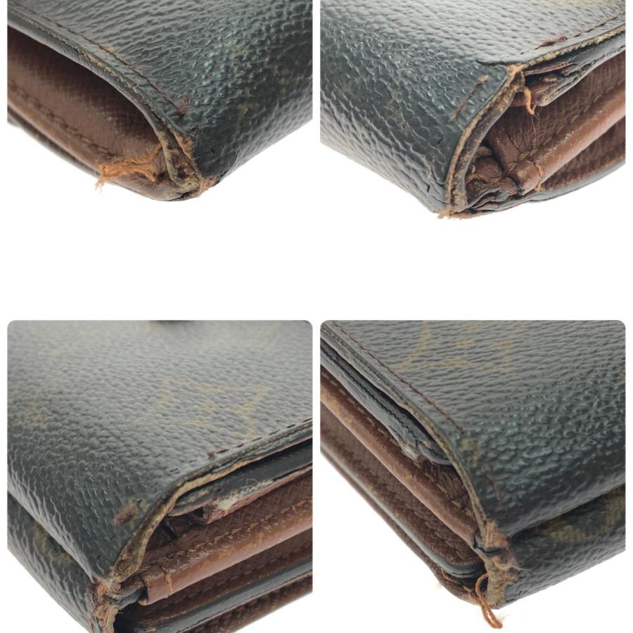 Louis Vuitton Wホック M61652 三つ折り財布 モノグラム LOUIS VUITTON（ルイ・ヴィトン） 三つ折り財布 モノグラム Wホック