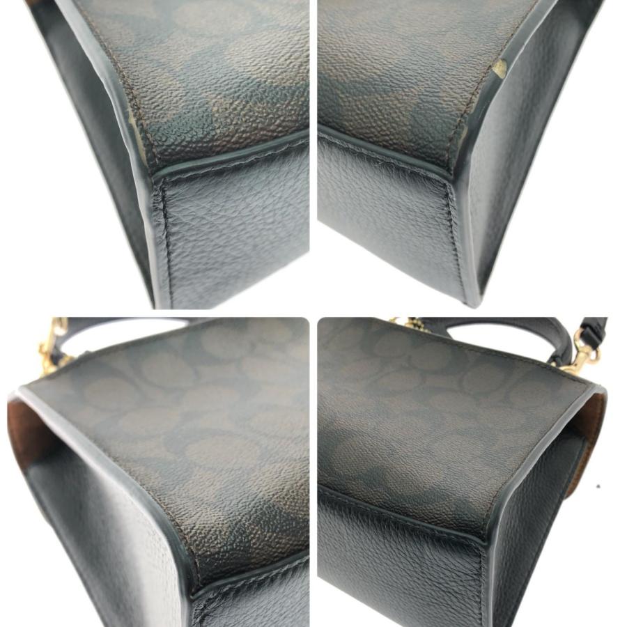 COACH（コーチ） ▽▽ レディース 2WAYバッグ シグネチャー ペッパー