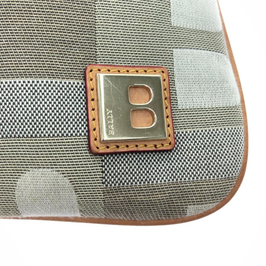 BALLY バリー レディース ショルダーバッグ サコッシュ Bロゴ キャンバス×レザー BALLY バリー レディース ショルダーバッグ サコッシュ Bロゴ