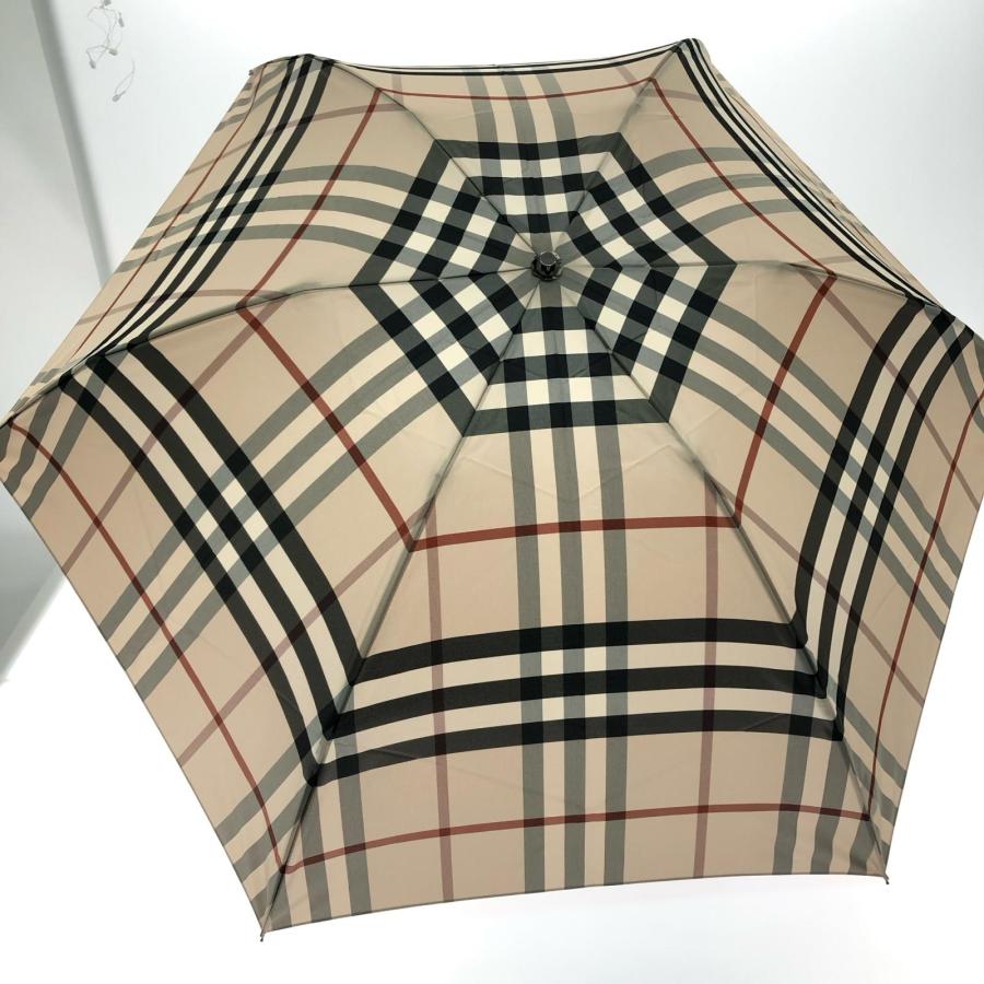 新品未使用❤️バーバリー❤️チェック柄❤️レディース 折りたたみ傘 BURBERRY（バーバリー） レディース 折りたたみ傘 チェック柄 目立った