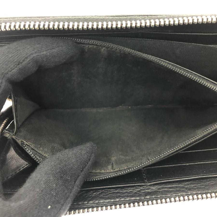 GUCCI（グッチ） メンズ 長財布 ラウンドファスナー レザー ミストラル