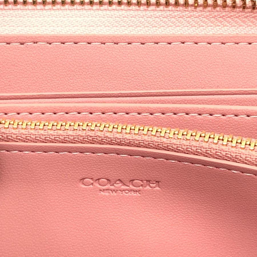 COACH（コーチ） レディース 長財布 ラウンドファスナー シグネチャー 