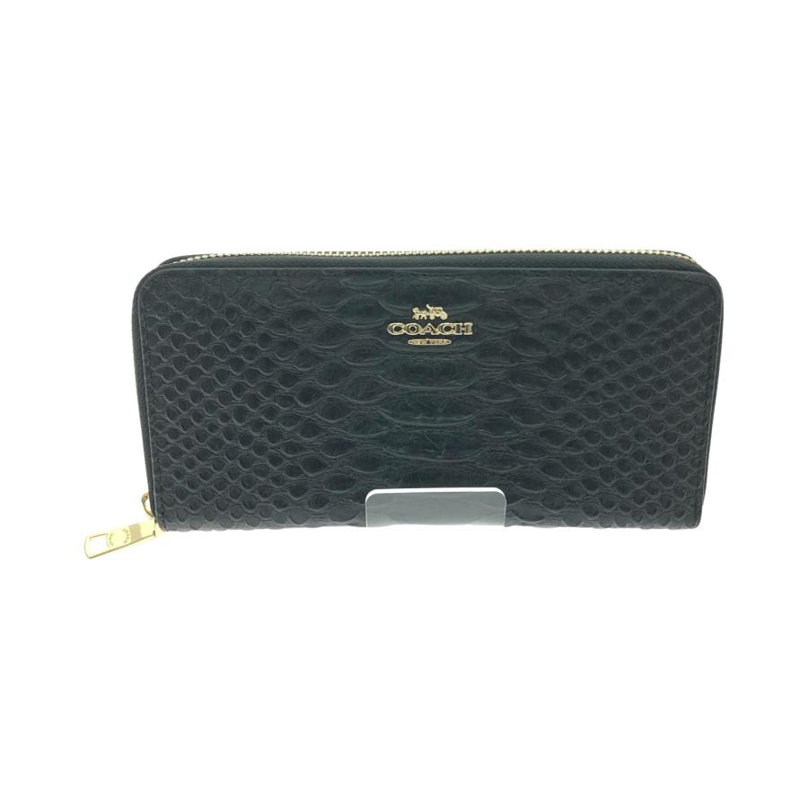 COACH（コーチ） ユニセックス 長財布 ラウンドファスナー クロコ型