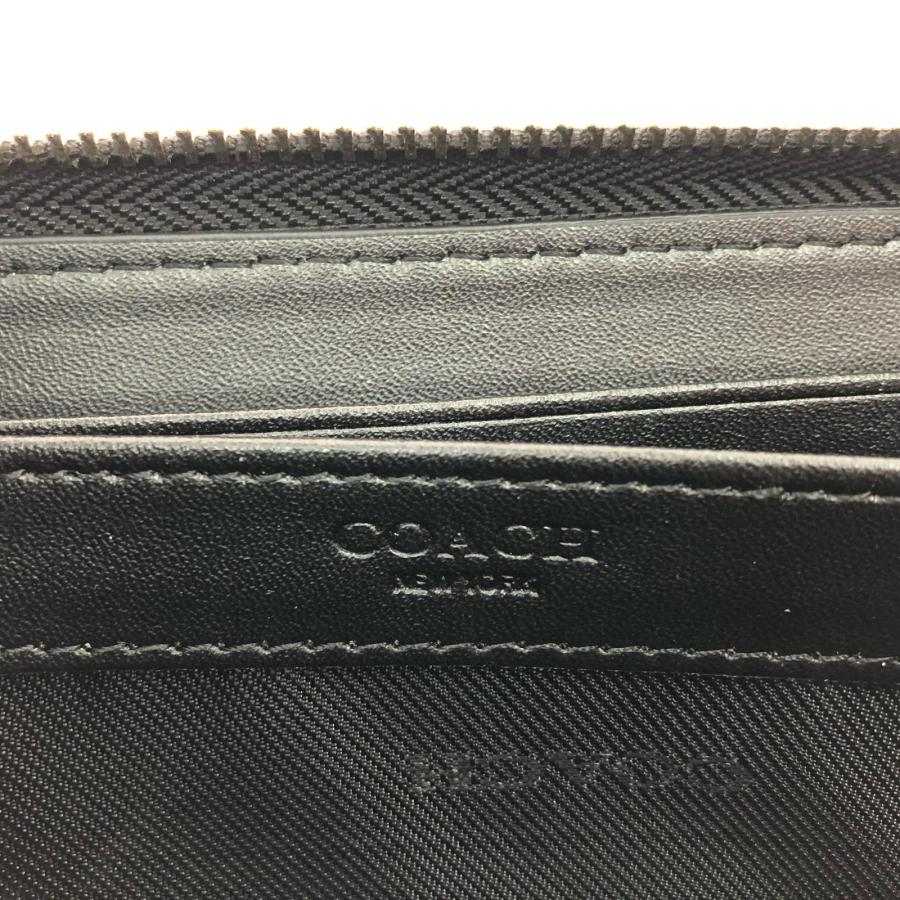 COACH（コーチ） ユニセックス 長財布 ラウンドファスナー クロコ型