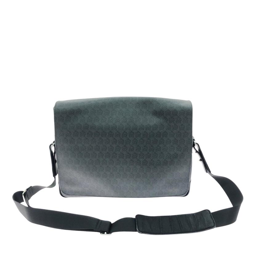 dunhill ダンヒル メンズ ショルダーバッグ A4サイズ かぶせショルダー ビジネスバッグ C0812 ブラック dunhill（ダンヒル） メンズ ショルダーバッグ A4サイズ かぶせ