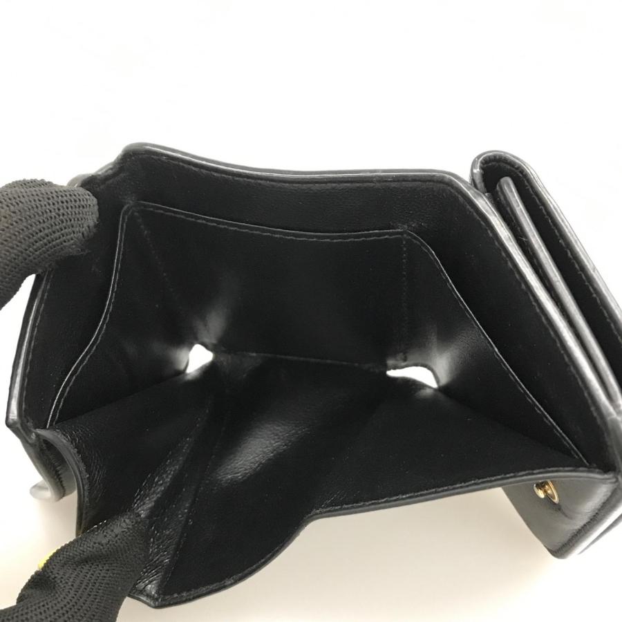 BALENCIAGA（バレンシアガ） 財布 三折り財布 ブラック やや傷や汚れ