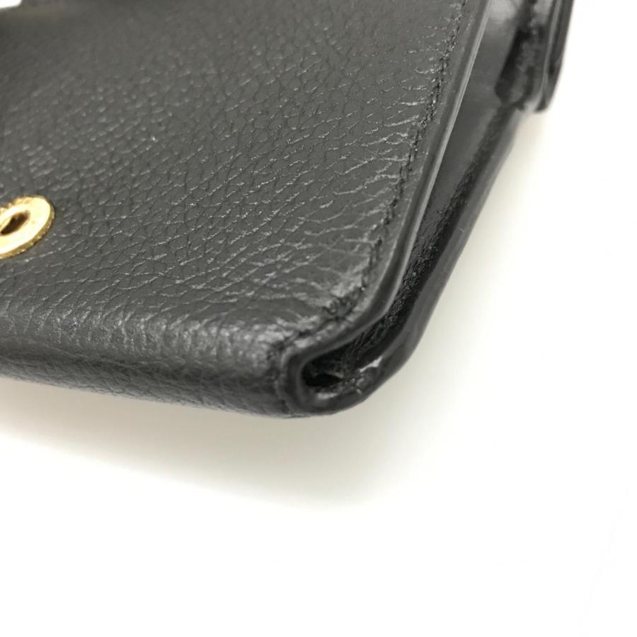 BALENCIAGA（バレンシアガ） 財布 三折り財布 ブラック やや傷や汚れ