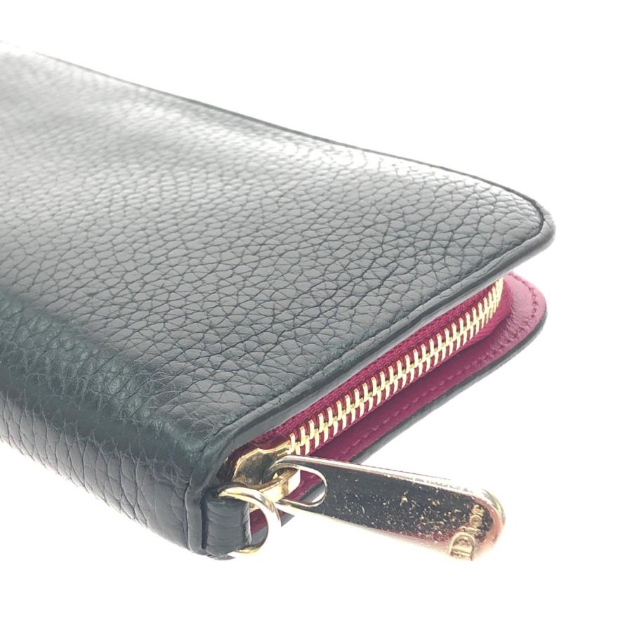 Christian Dior クリスチャンディオール レディース 長財布 ラウンド 