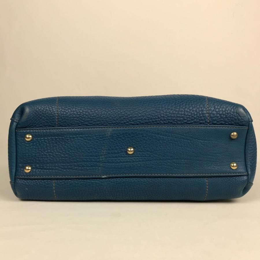 FURLA □□ フルラ パイパー F5795 ショルダーハンドバッグ ブルー 