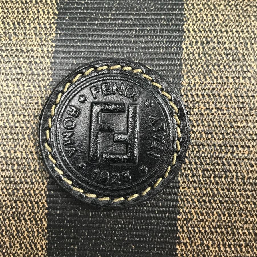 FENDI □□ フェンディ ペカン柄 ミニボストンバッグ ハンドバッグ 