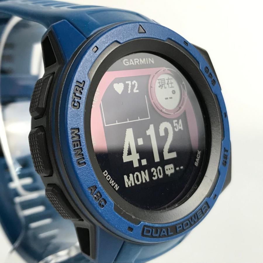GARMIN タフネスGPSウォッチ INSTINCT DUAL POWER 箱・取説付 010
