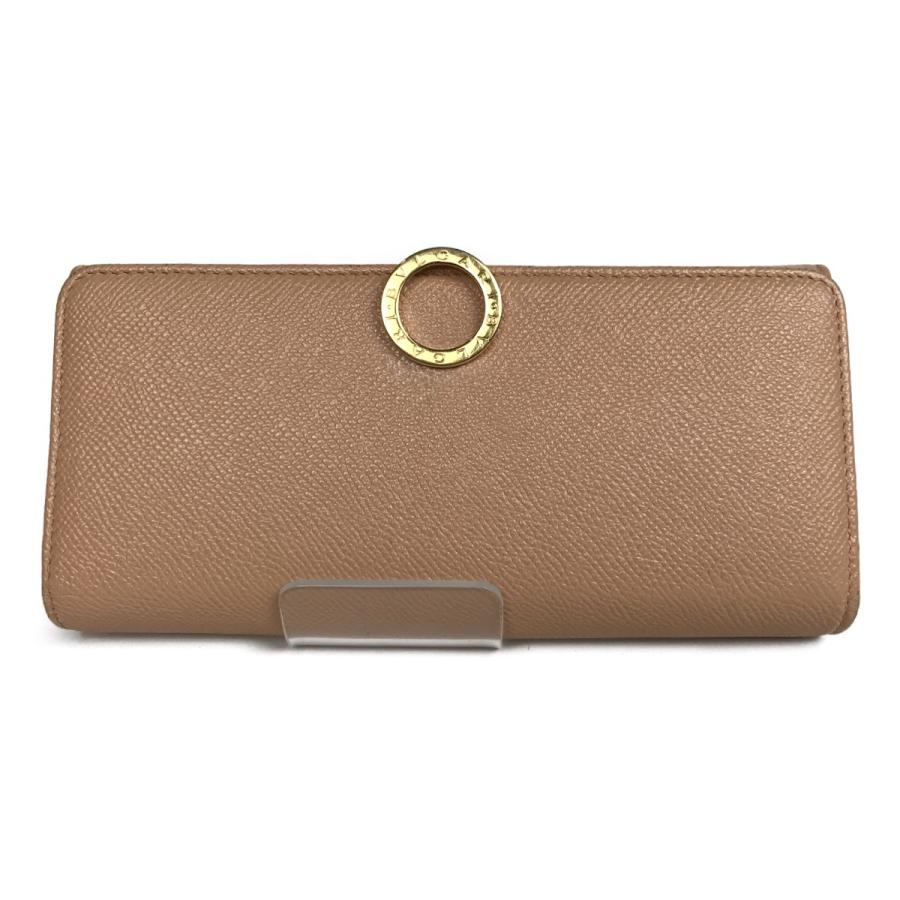 BVLGARI（ブルガリ） □□ 二つ折り長財布 ブルガリ・ブルガリ レザー 