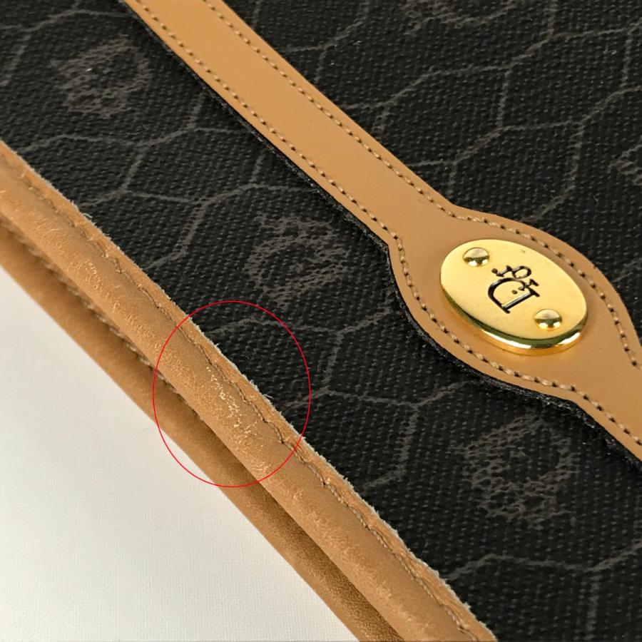□□ Christian Dior クリスチャンディオール ハニカム柄 クラッチ