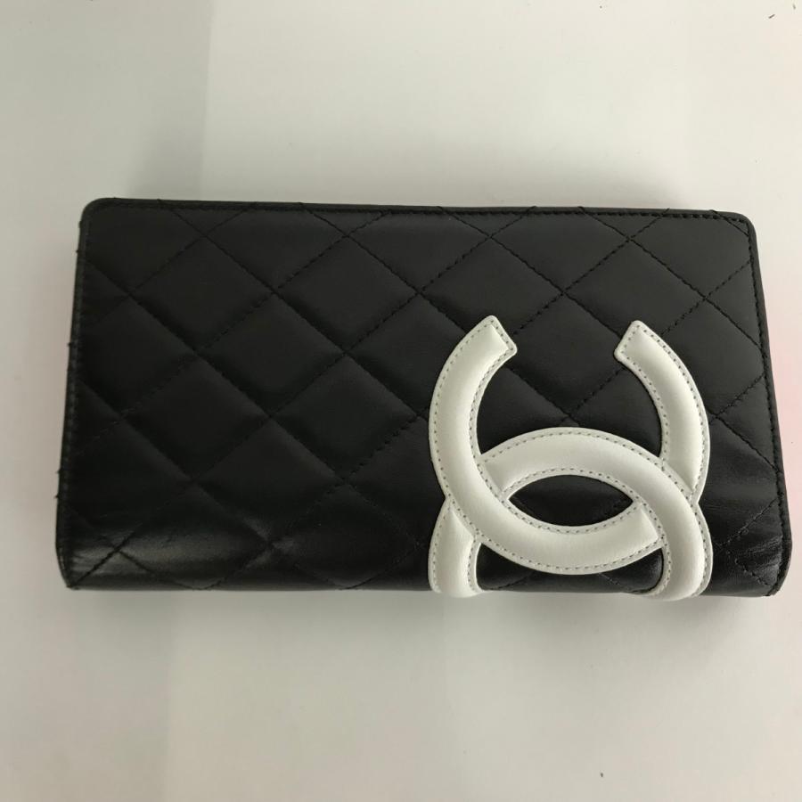 CHANEL　キルティング長財布　箱あり CHANEL（シャネル） 財布 カンボンライン キルティング A26717