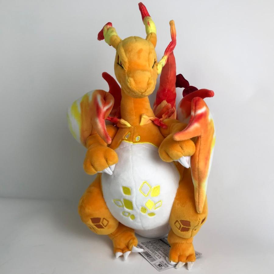 【美品】ポケモンpokemon リザードンキョダイマックスのすがた ぬいぐるみ □□ ポケモンセンター限定 リザードン キョダイマックスのすが