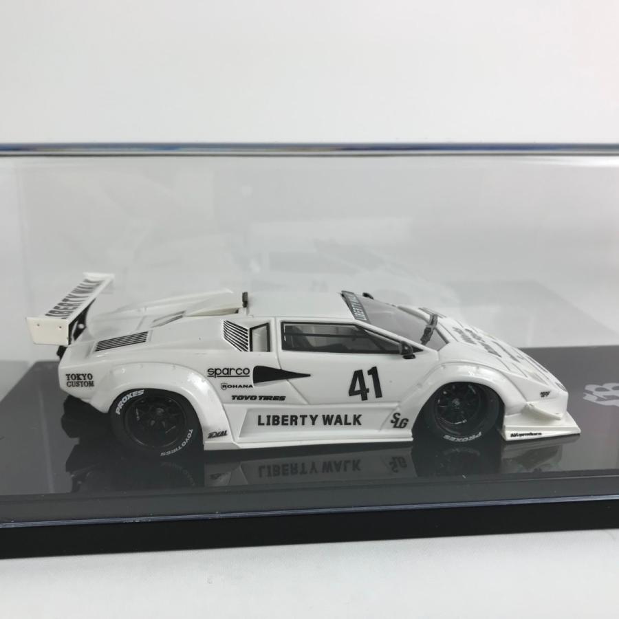 LB-WORKS TSM MODEL 1/43 ランボルギーニ カウンタック 2024 東京オートサロン ホワイト 目立った傷や汚れなしの画像