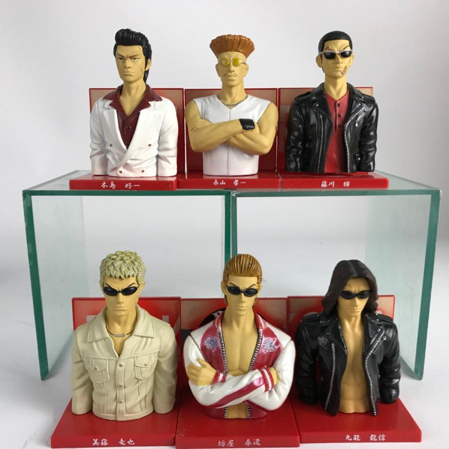 □□ クローズ×WORST 胸像フィギュアまとめ デ・ニーロ/九能龍信/坊屋