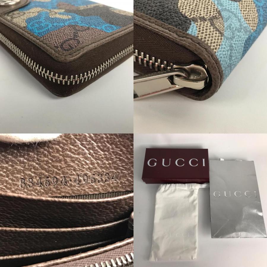 GUCCI（グッチ） 長財布 ジップアラウンドウォレット GGスプリーム