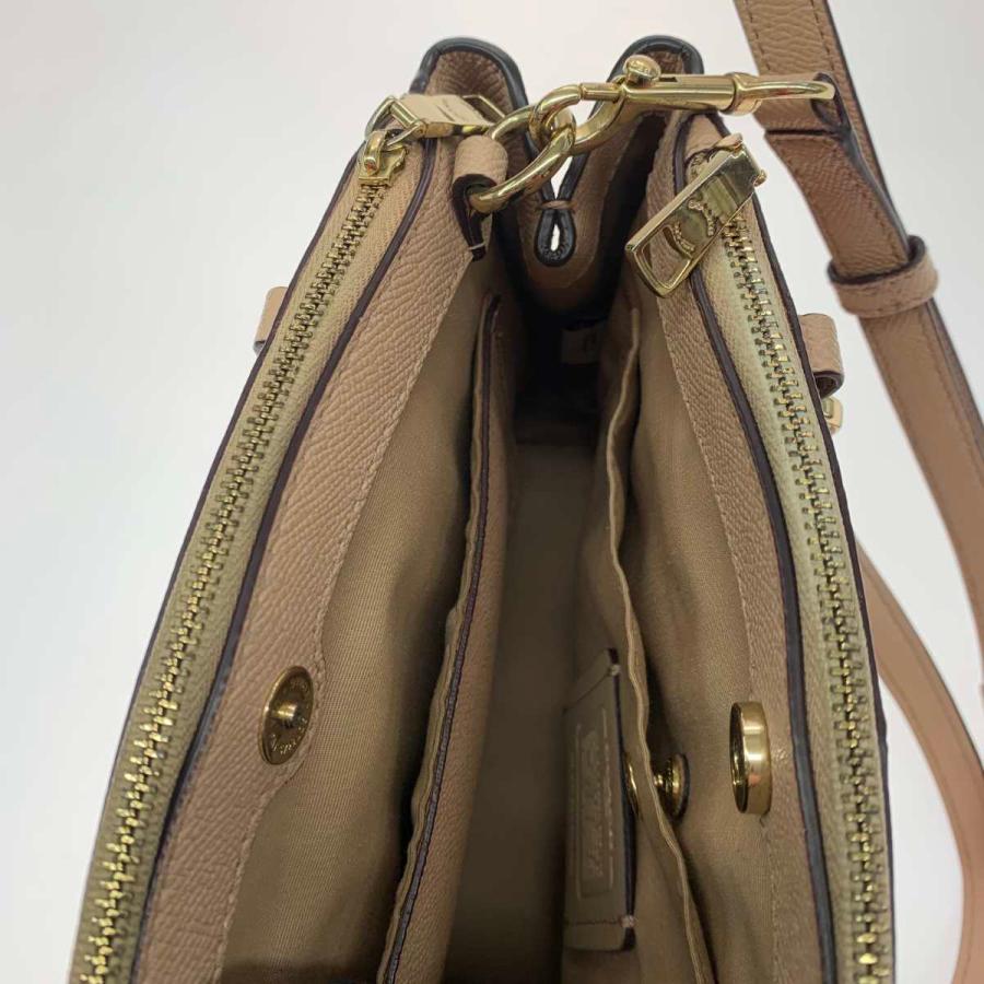 COACH ○○ コーチ ショルダーバッグ F57523 ピンク やや傷や汚れあり