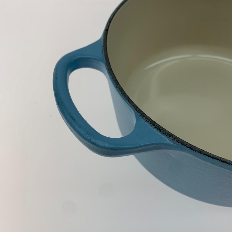 ○○ LE CREUSET ルクルーゼ シュガーブルー 目立った傷や汚れなし