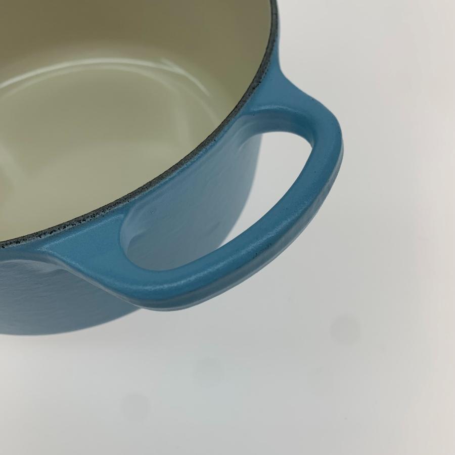○○ LE CREUSET ルクルーゼ シュガーブルー 目立った傷や汚れなし