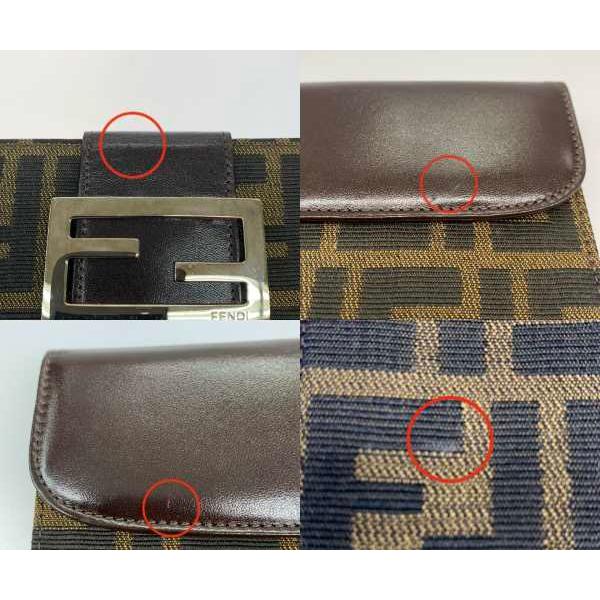 FENDI（フェンディ） ○○ 長財布 2400-31133-018 やや傷や汚れあり