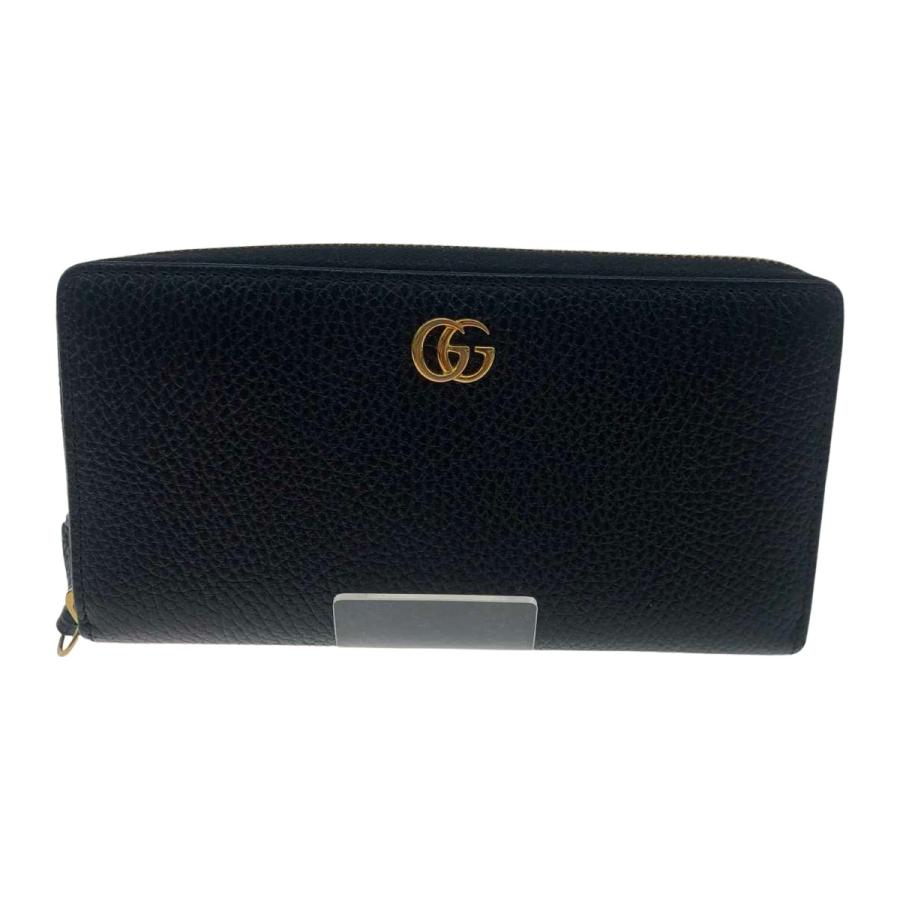 GUCCI ○○ グッチ 長財布 456117 ブラック 目立った傷や汚れなし 