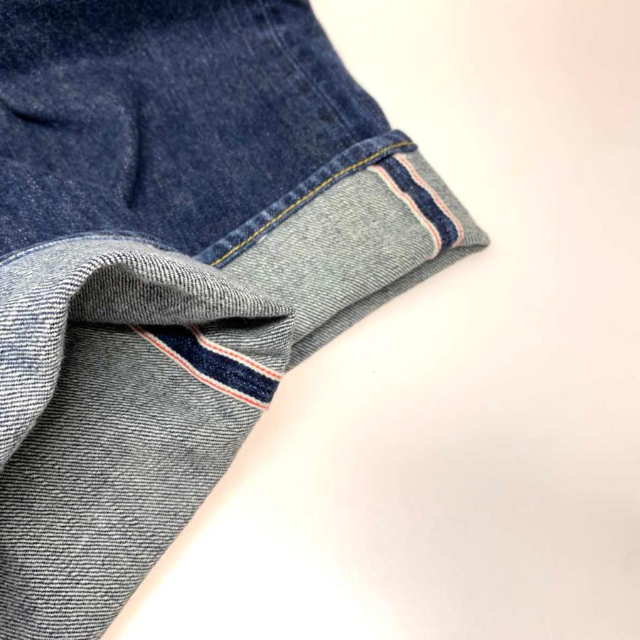 【新品未使用】EVISU ストレートデニム 32 インディゴ　タグ付き　正規 ○○ EVISU×AVIREX メンズ衣料 ジーンズ 2001 SIZE 32 インディゴ やや