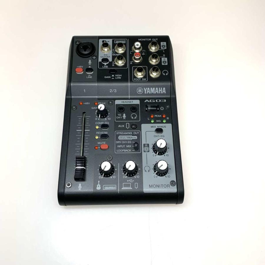 YAMAHA ヤマハ 楽器 　ミキサー Live Streaming Mixer AG03 MK2 目立った傷や汚れなし_1